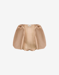 Cape mikado à manches bouffantes - Beige