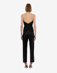 Pantalon en laine extensible - Black