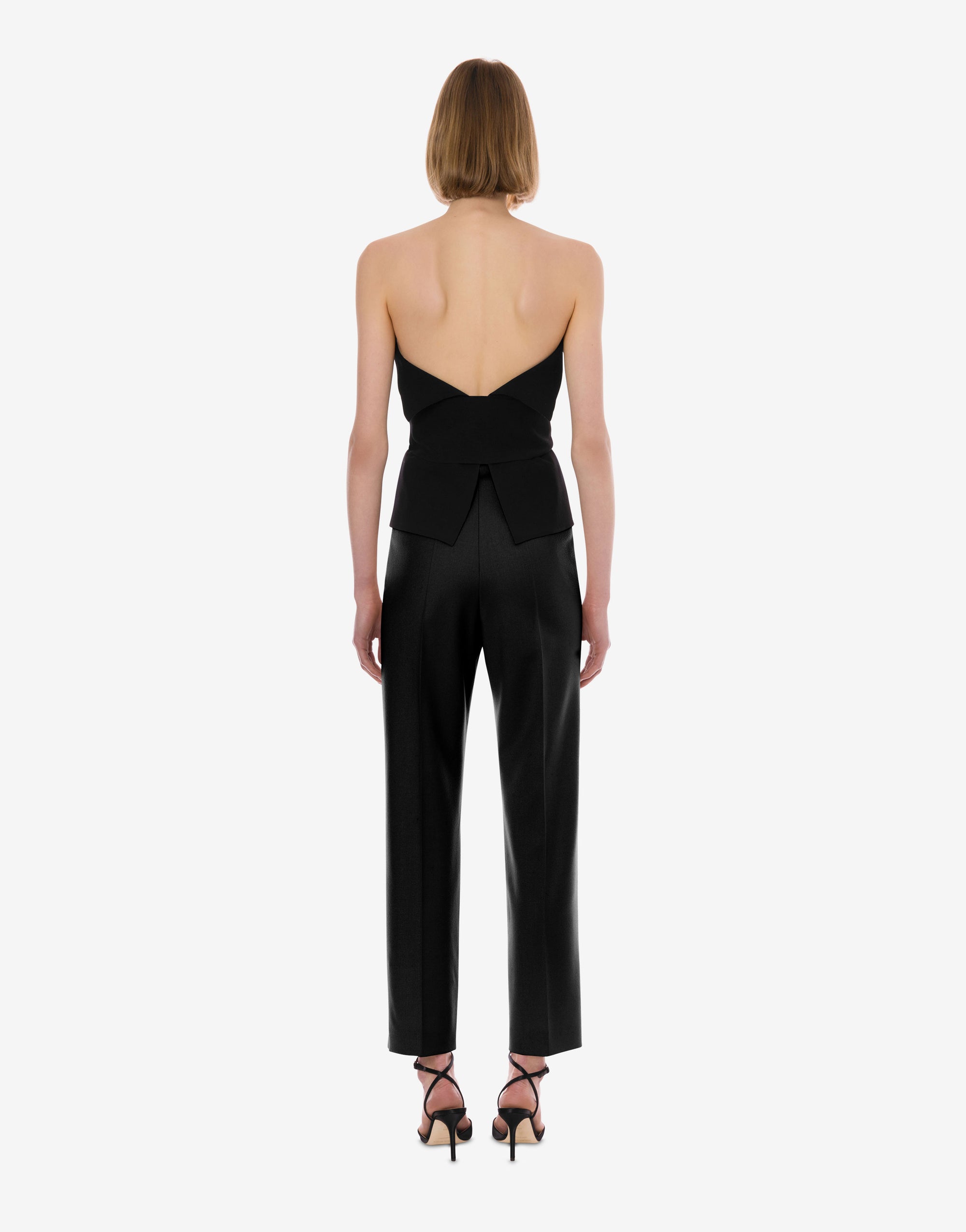 Pantalon en laine extensible - Black