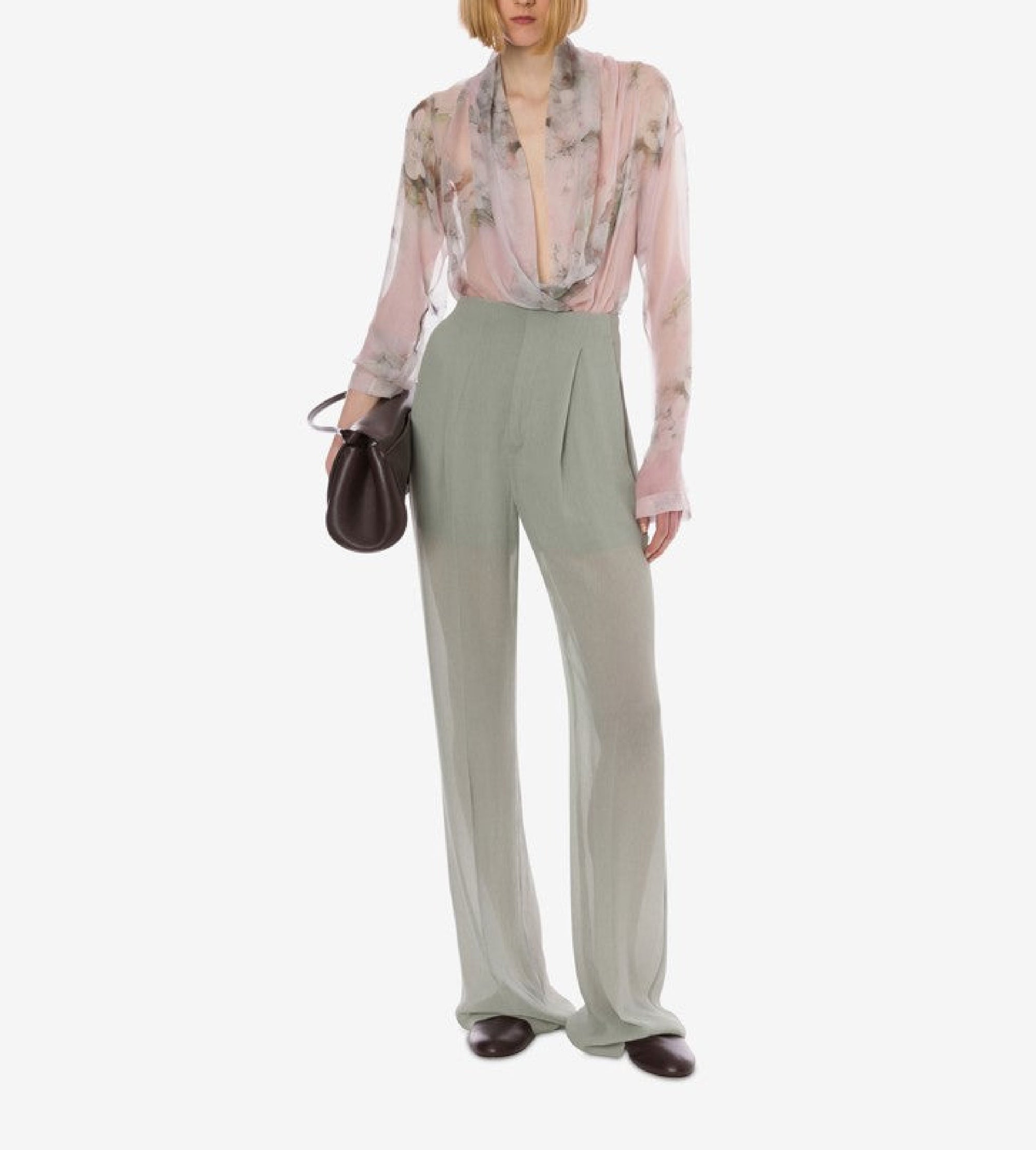 Pantalon large ajusté - Ice Grey