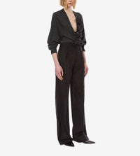 Pantalon en laine légère - Dark Grey