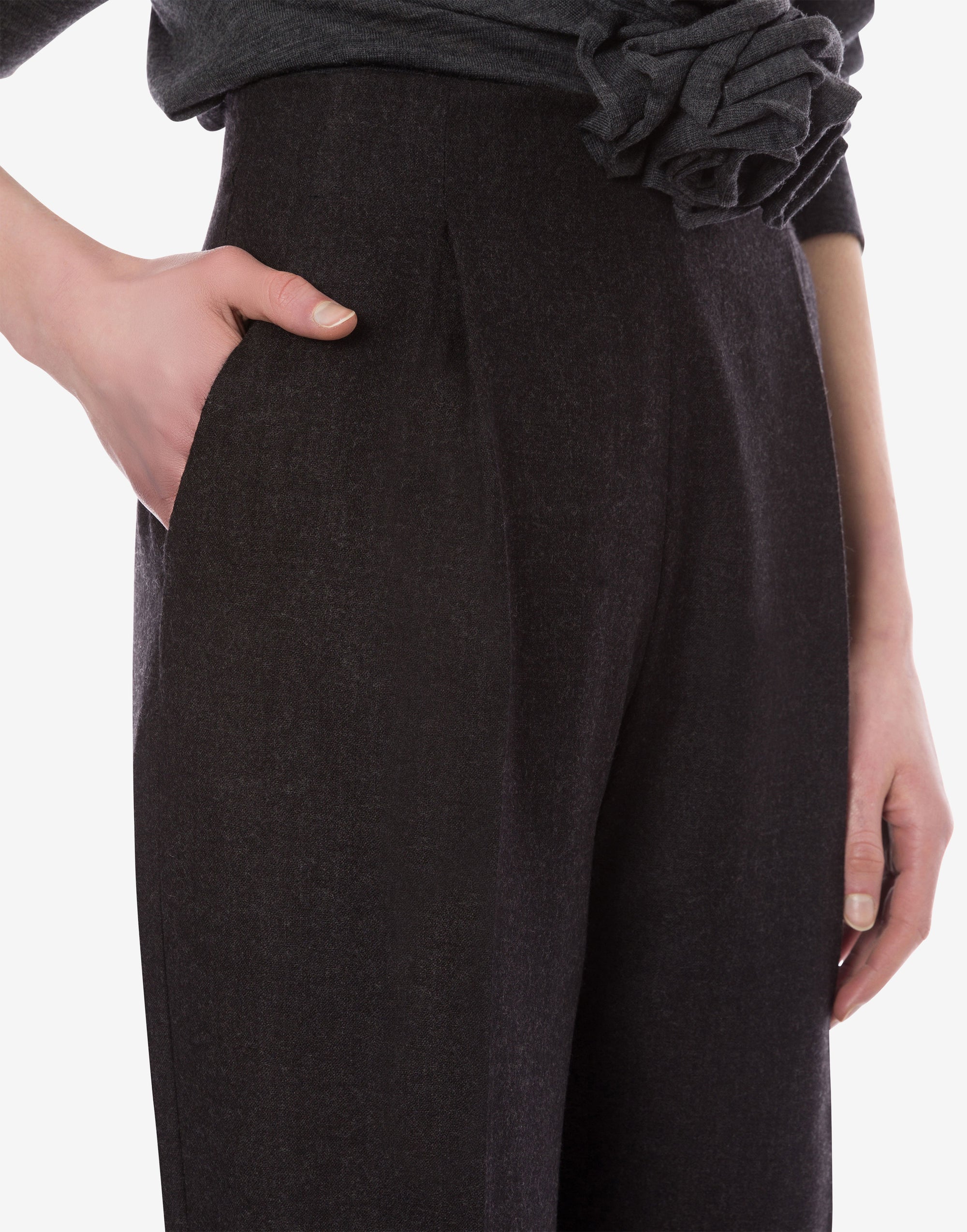 Pantalon en laine légère - Dark Grey