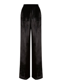 Pantalon en velours brillant - Black