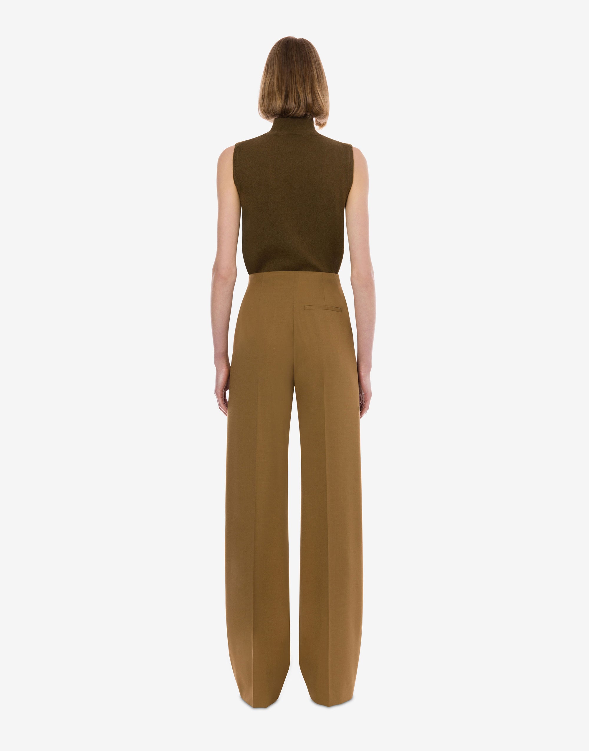 Wool suit trousers - Beige