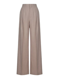 Pantalon de tailleur en laine - Pink