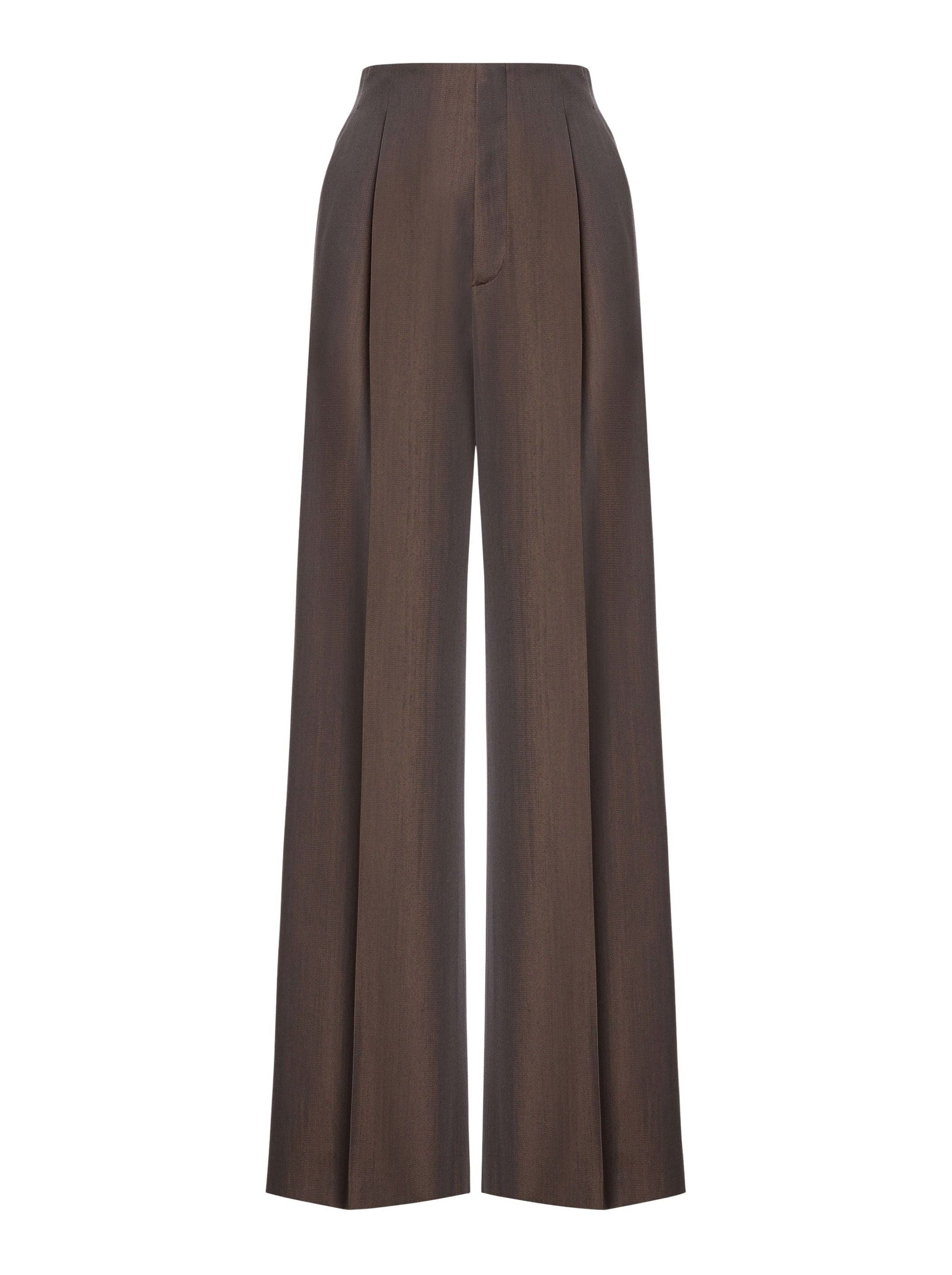 Pantalon de tailleur en laine - Grey