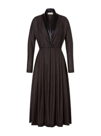 Wool maxi dress - Fantasy Grey