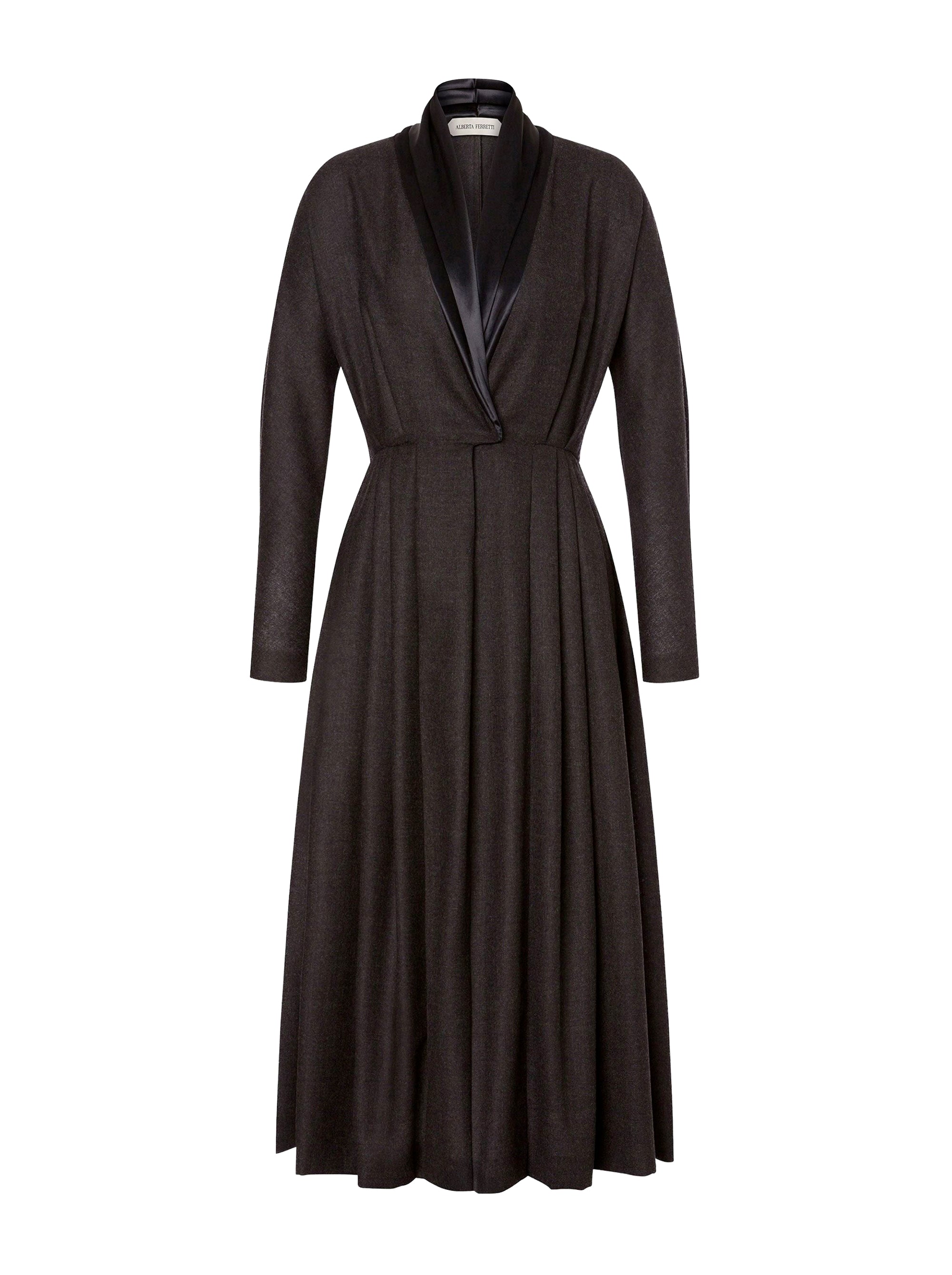 Wool maxi dress - Fantasy Grey