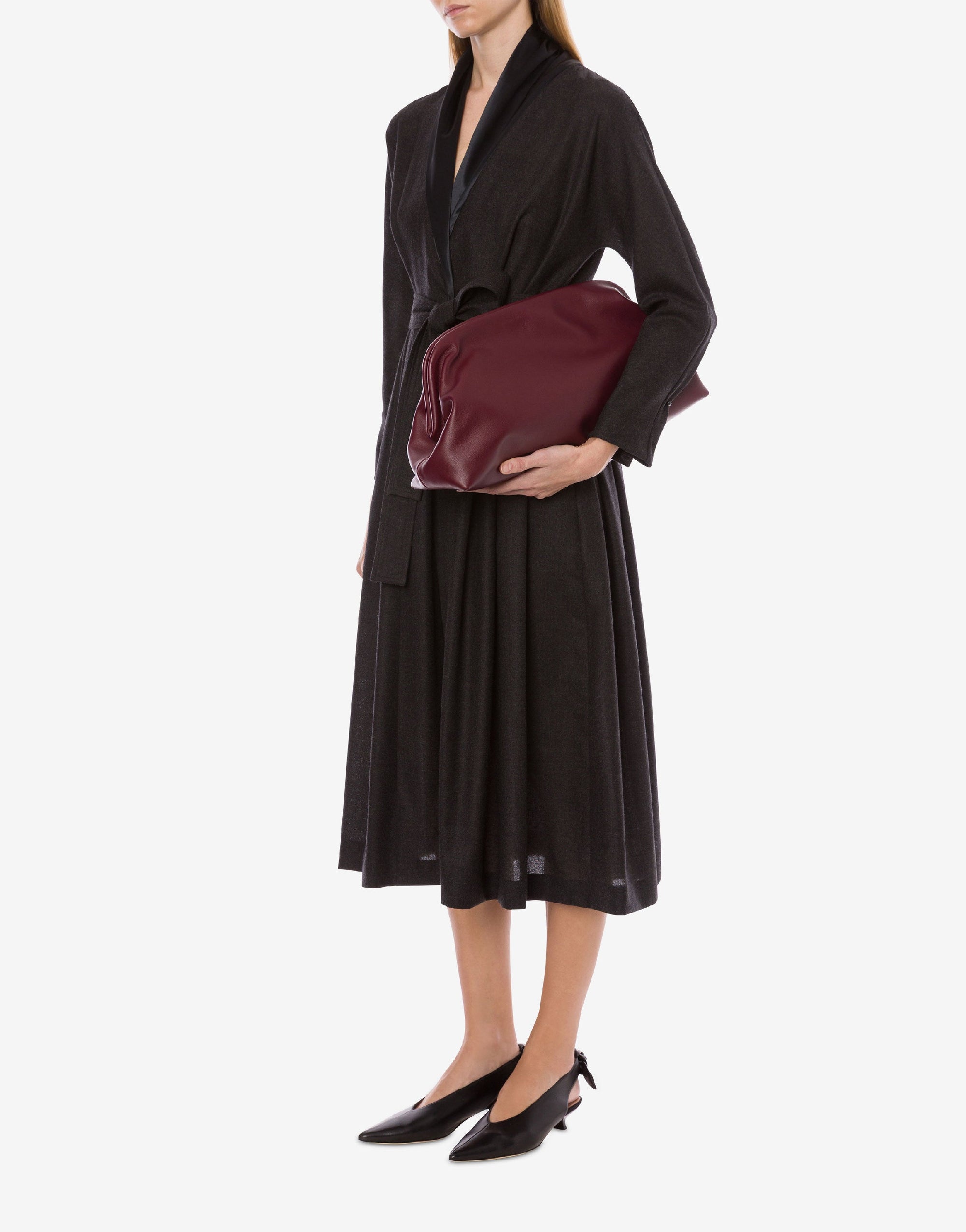 Wool maxi dress - Fantasy Grey