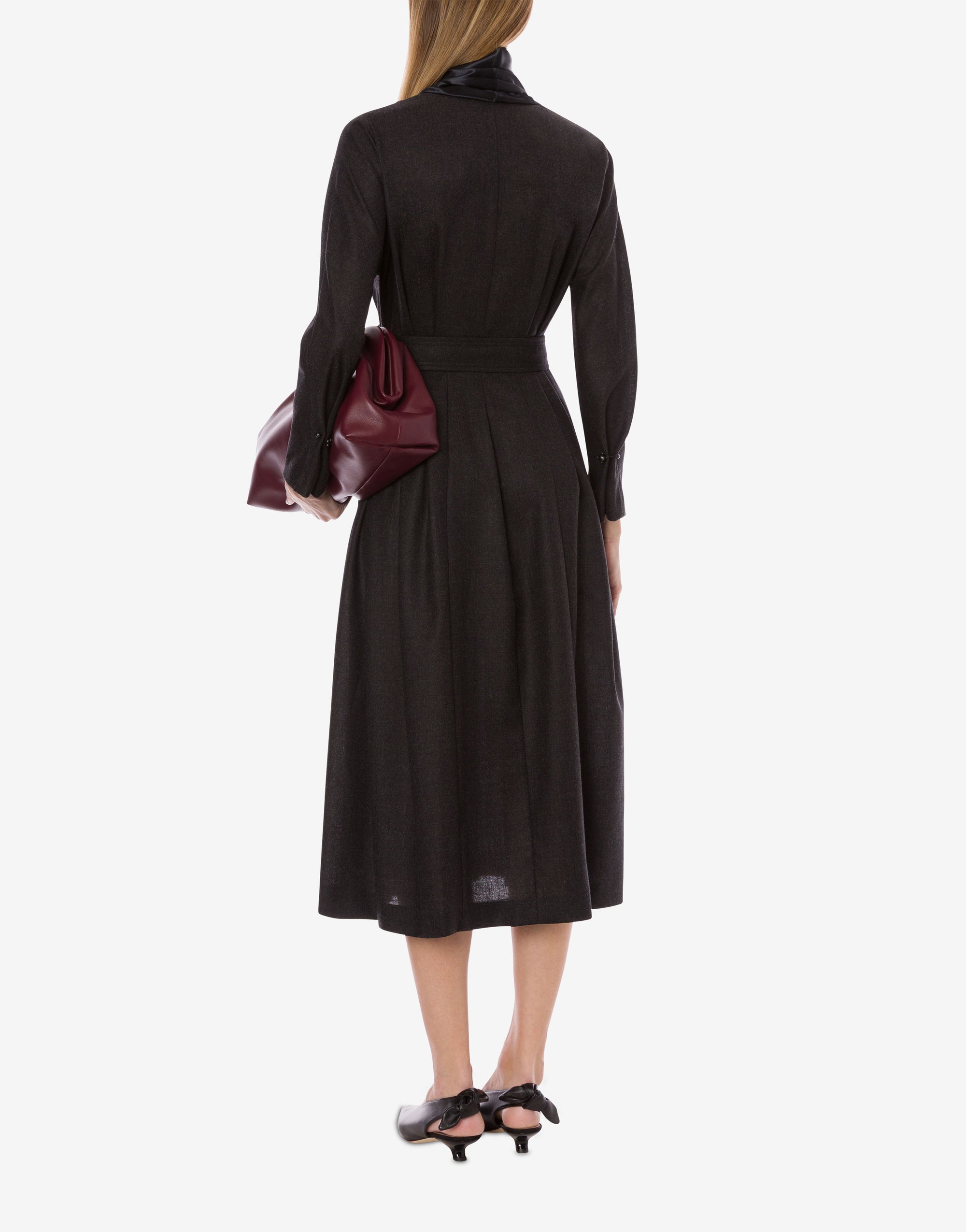 Wool maxi dress - Fantasy Grey