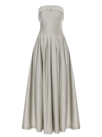 Wool maxi dress - Ice Grey