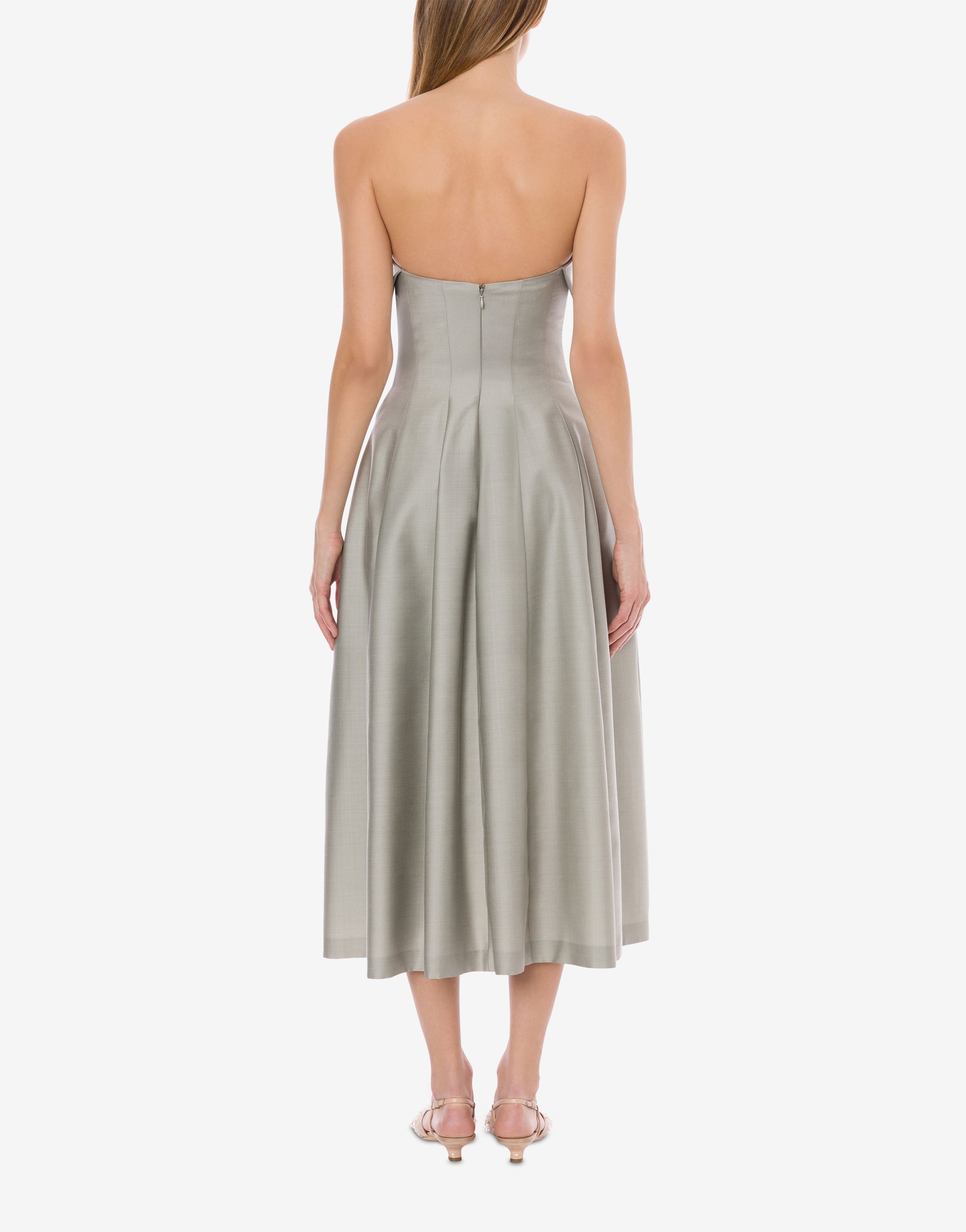 Wool maxi dress - Ice Grey