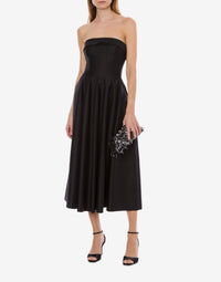 Robe longue en laine - Black