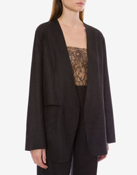 Blazer noué en laine - Dark Grey