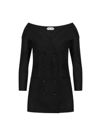 Veste de tailleur en laine - Black
