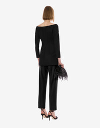 Veste de tailleur en laine - Black
