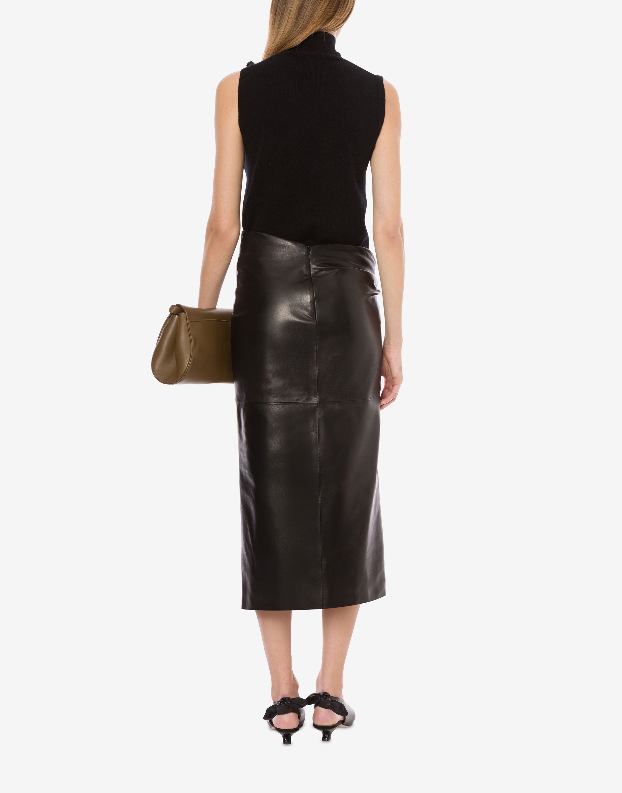 Cashmere sleeveless top - Black
