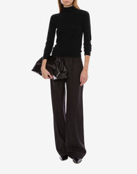 Pull en cachemire à encolure relevée - Black