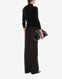 Pull en cachemire à encolure relevée - Black