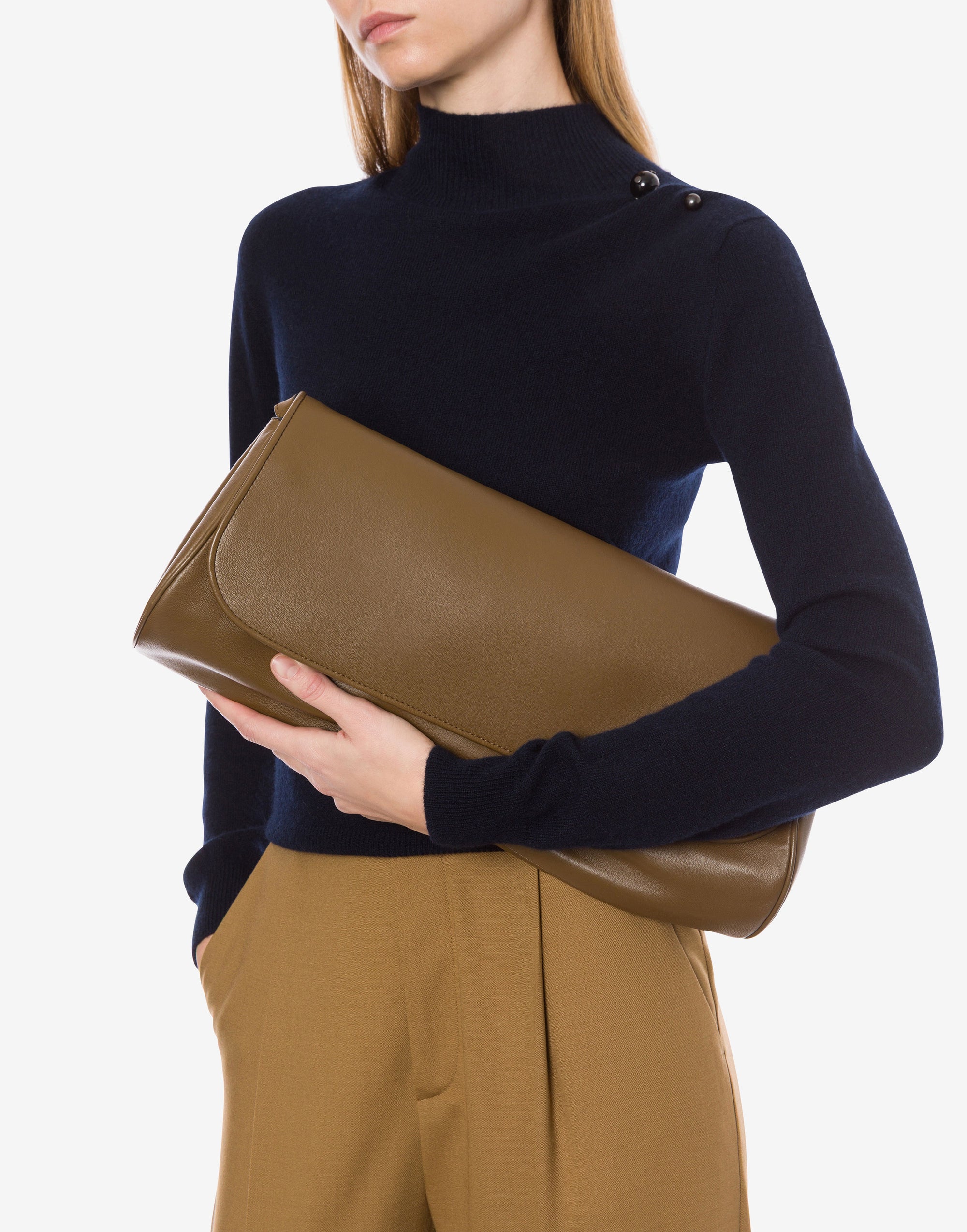 Sac à bandoulière en daim - Brown