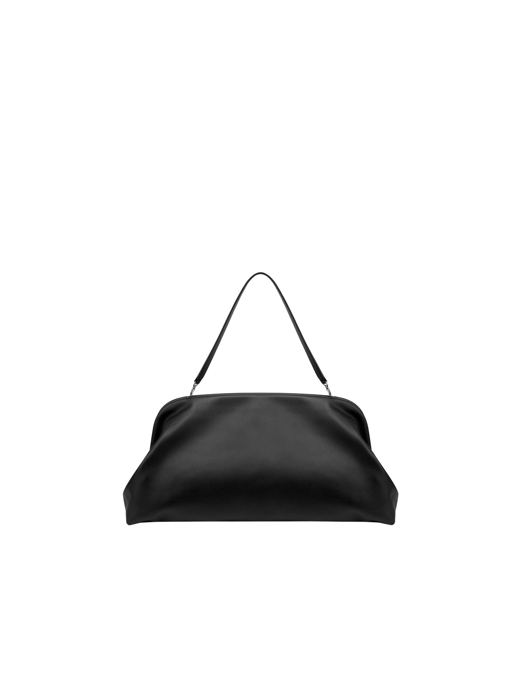 Grande pochette en daim - Black
