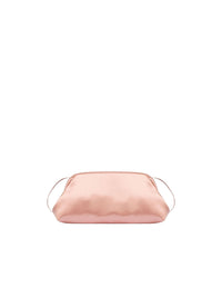 Mini shiny satin clutch bag - Pink