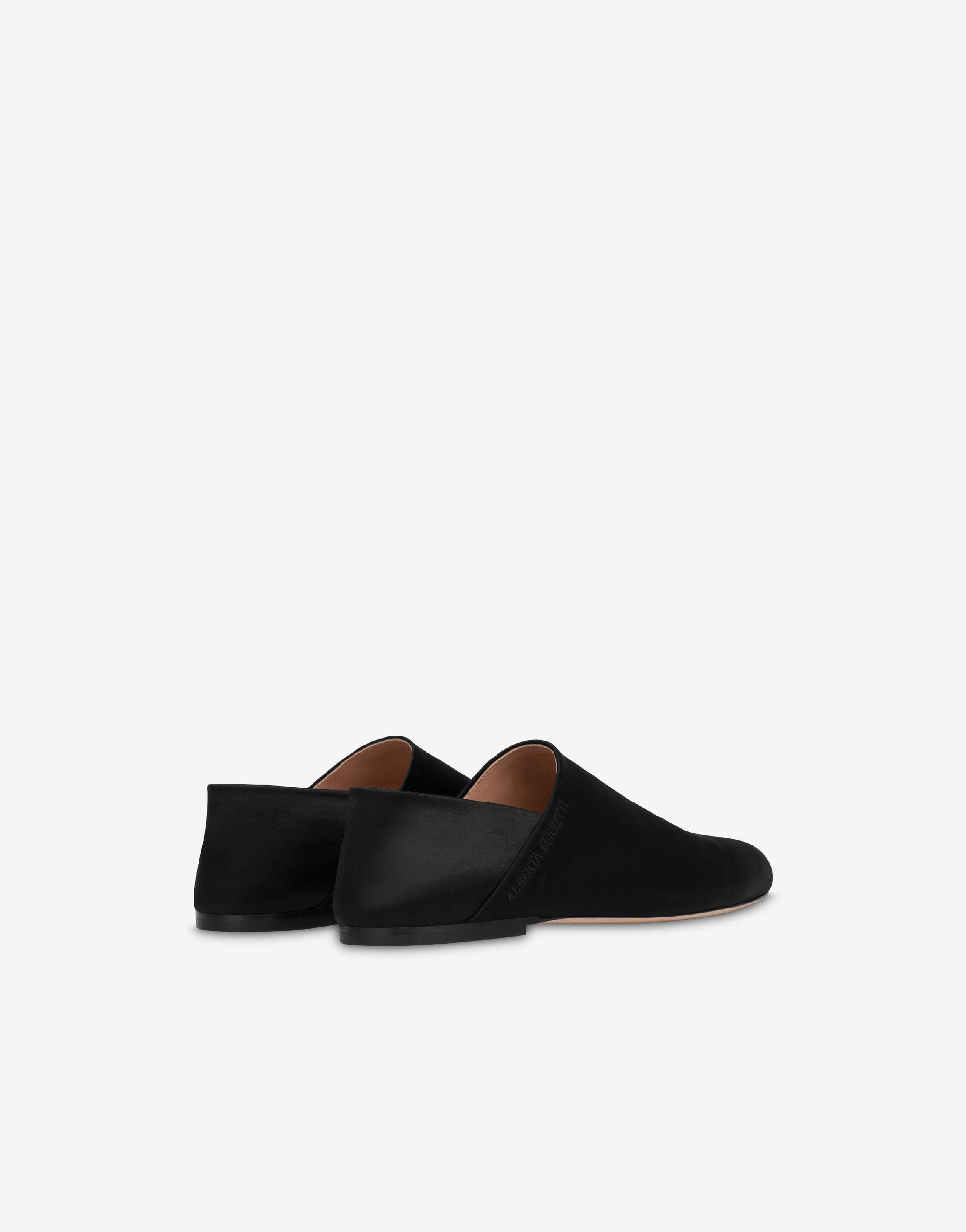 Derbies sans lacets en satin brillant - Black