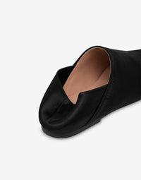Derbies sans lacets en satin brillant - Black