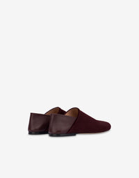 Derbies sans lacets en cuir - Brown