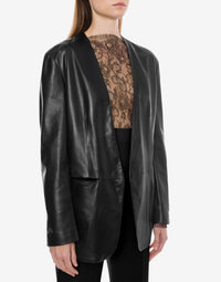 Veste en daim noué - Black