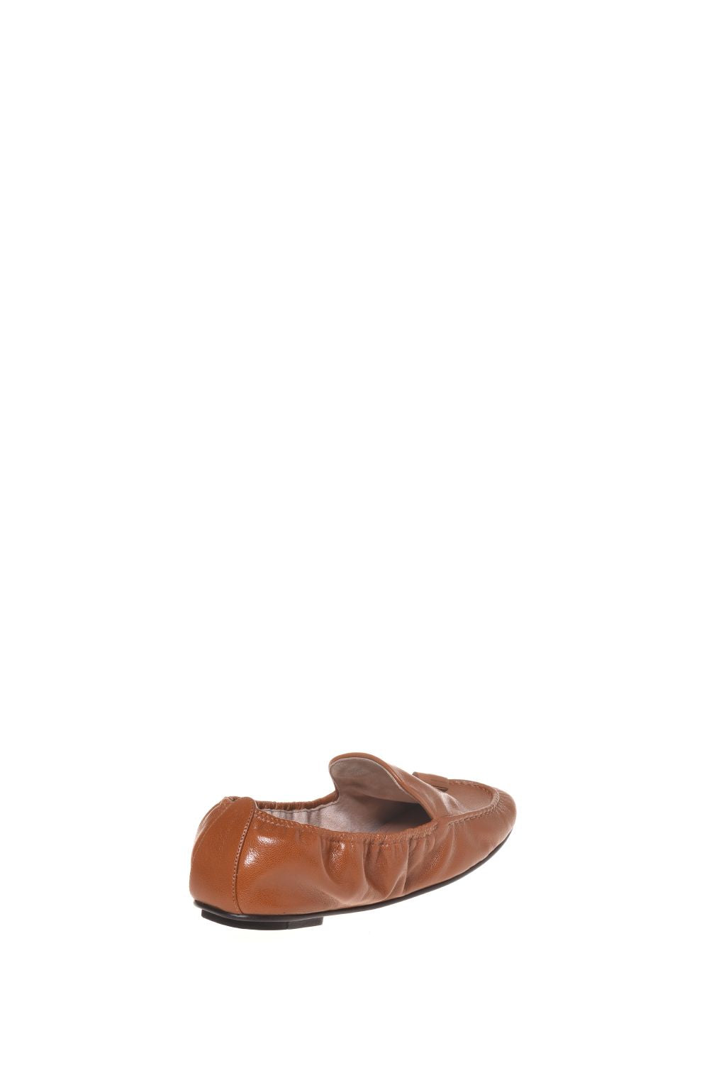 Ballerine Mocassin en Cuir - Brown