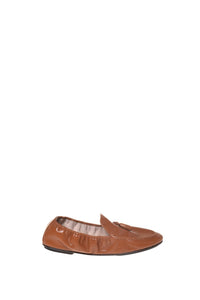 Ballerine Mocassin en Cuir - Brown