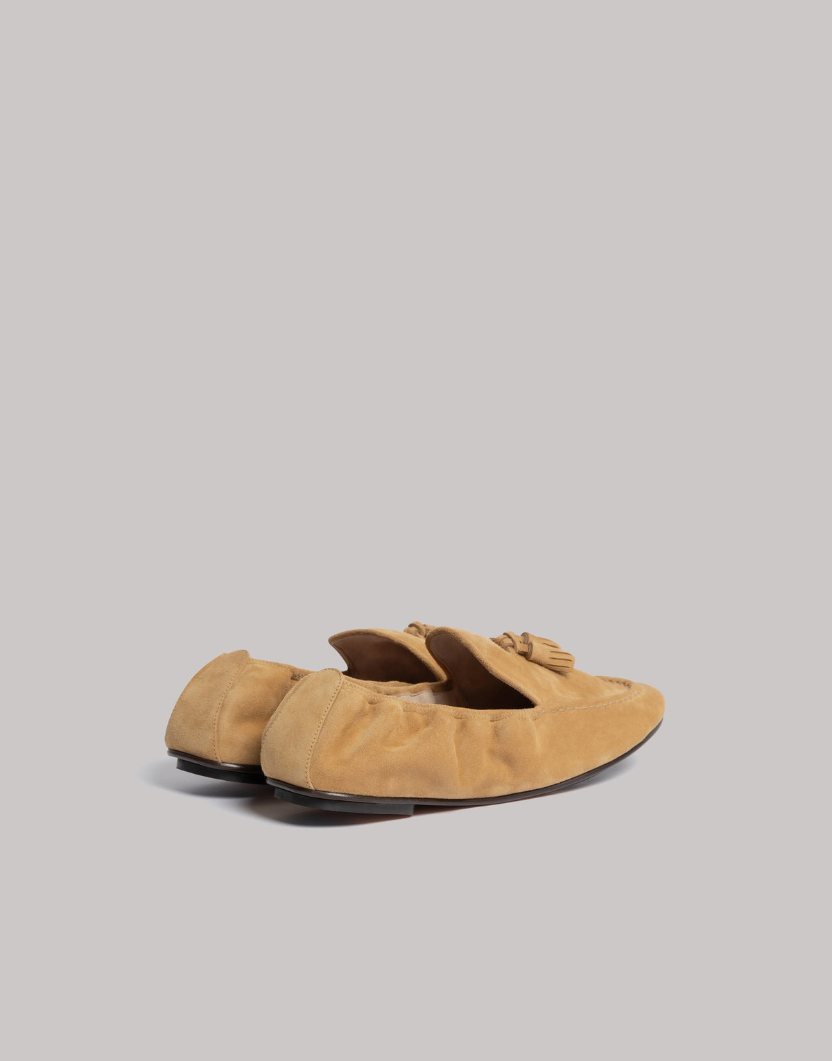 Mocassins en cuir souple - Beige