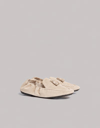 Mocassins en cuir souple - Beige
