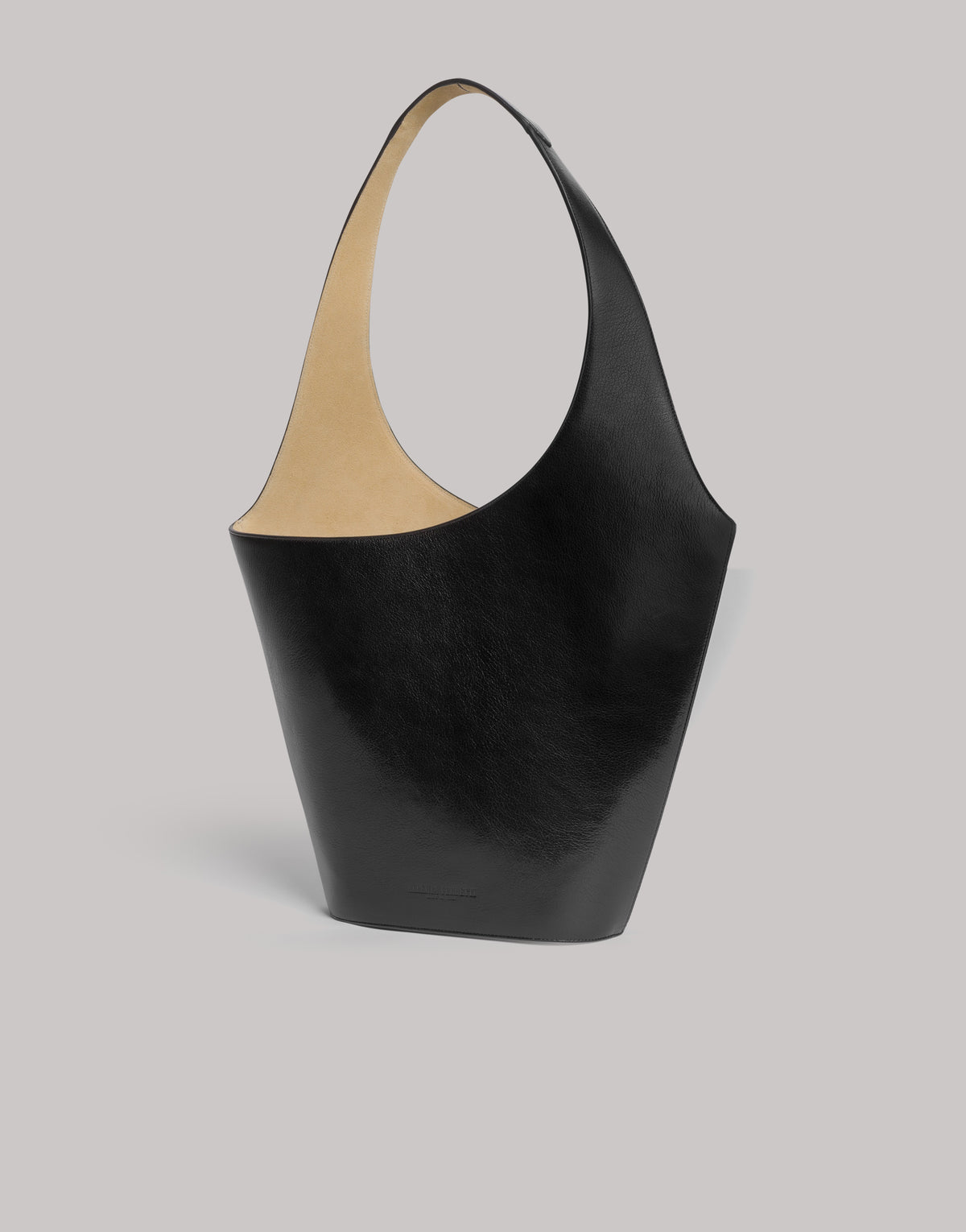 Sac en cuir sculptural  - Black