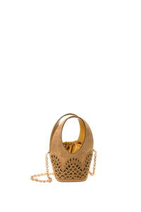 Mini Sac Seau à Découpe Laser - Green