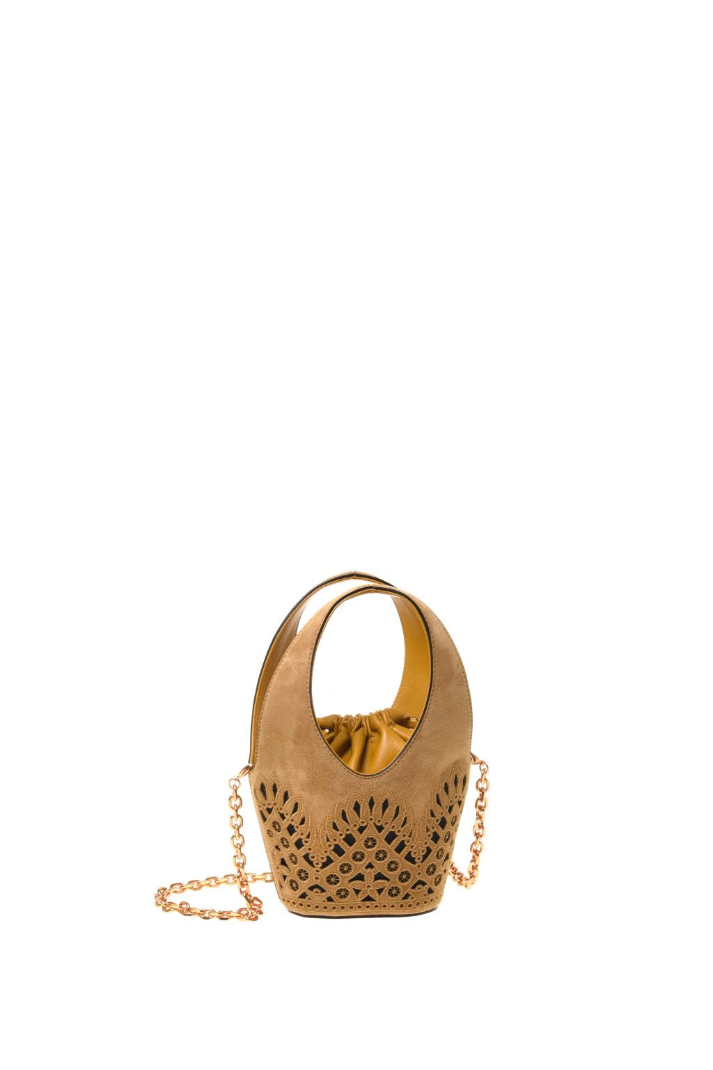Mini Sac Seau à Découpe Laser - Green