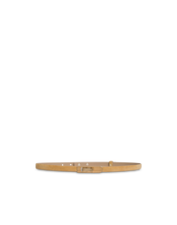 Ceinture en daim avec boucle dorée - Beige