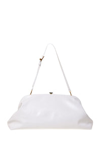 Pochette en cuir - White