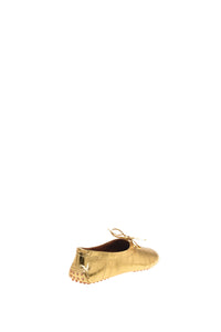 Mocassins en cuir d'anguille - Gold