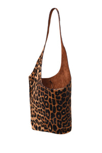 Sac réversible en cuir suédé - Ivory