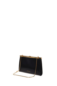 Pochette à Fermoir Cadre - Black