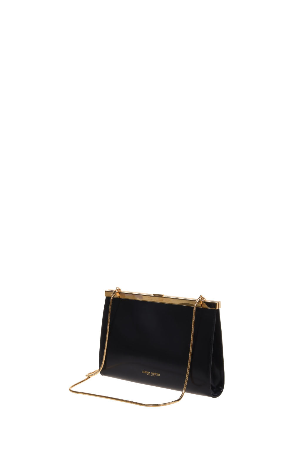 Pochette à Fermoir Cadre - Black