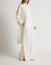 Chemise en crêpe fluide - Ivory