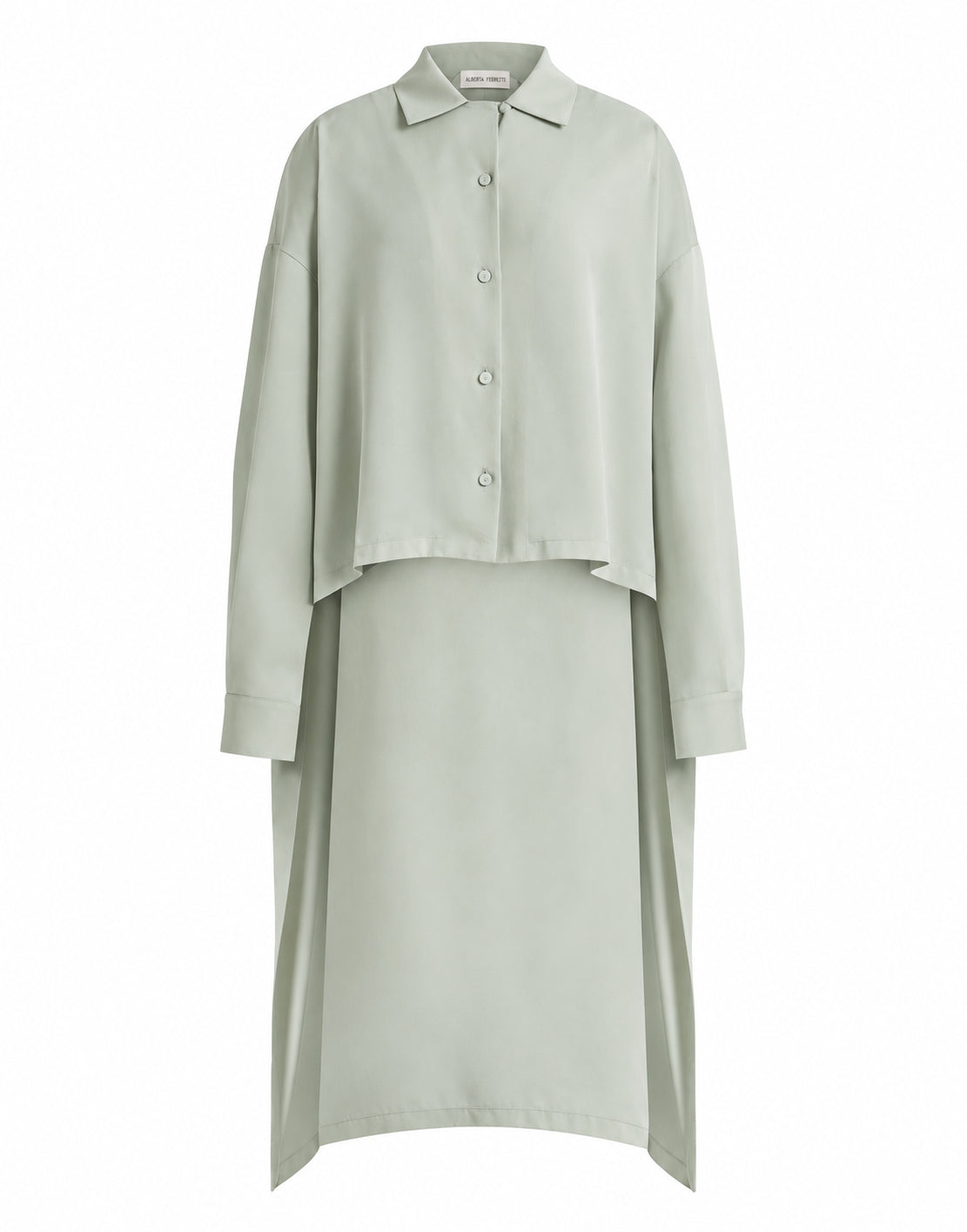 Chemise en crêpe fluide - Light blue