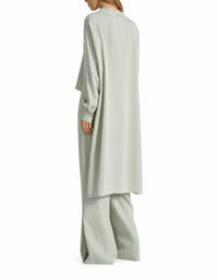 Chemise en crêpe fluide - Light blue