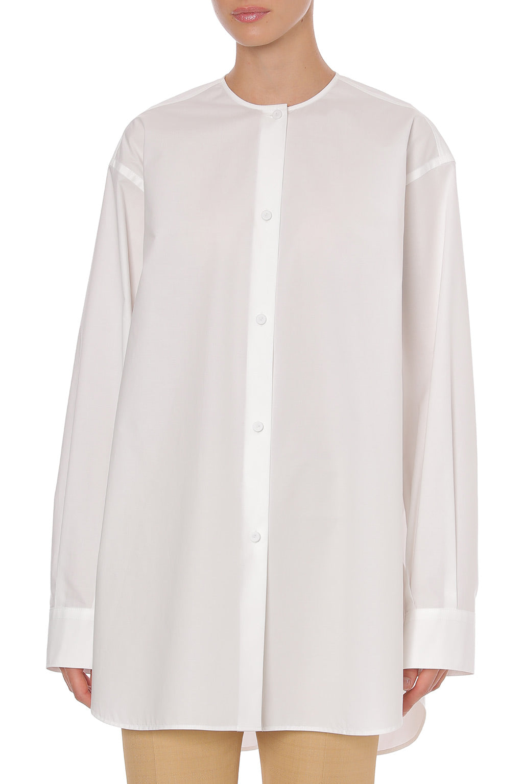 Chemise Oversize Longue - White