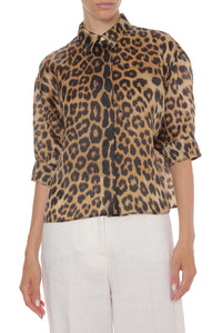 Chemise Imprimé Léopard - Ivory