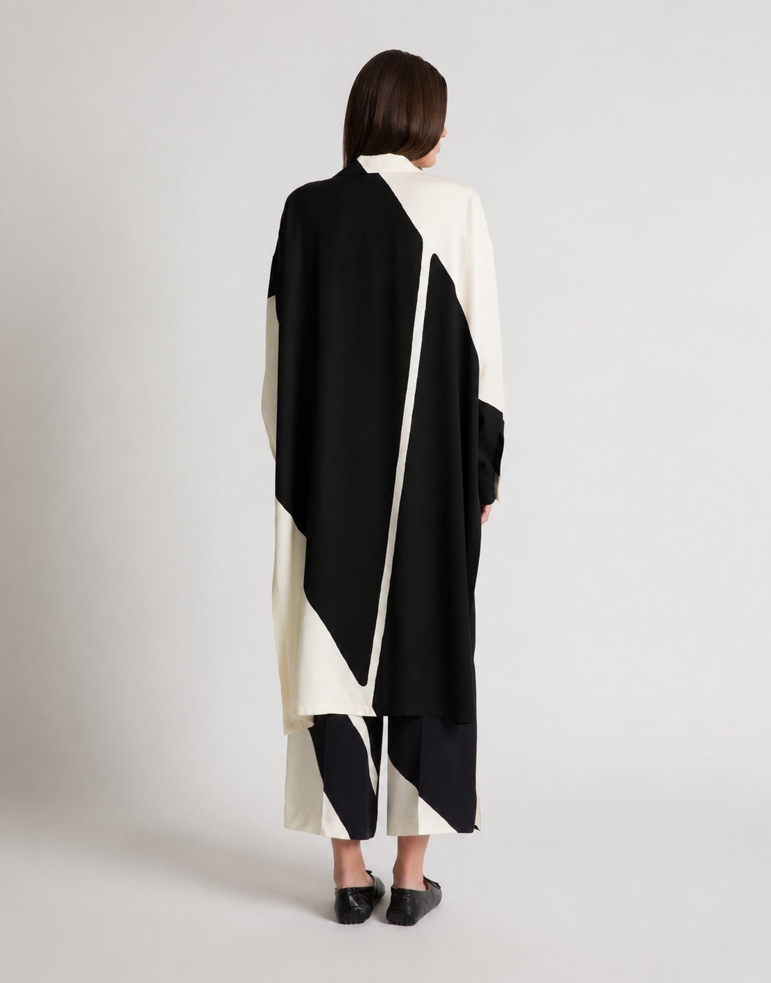 Chemise à imprimé graphique - Black