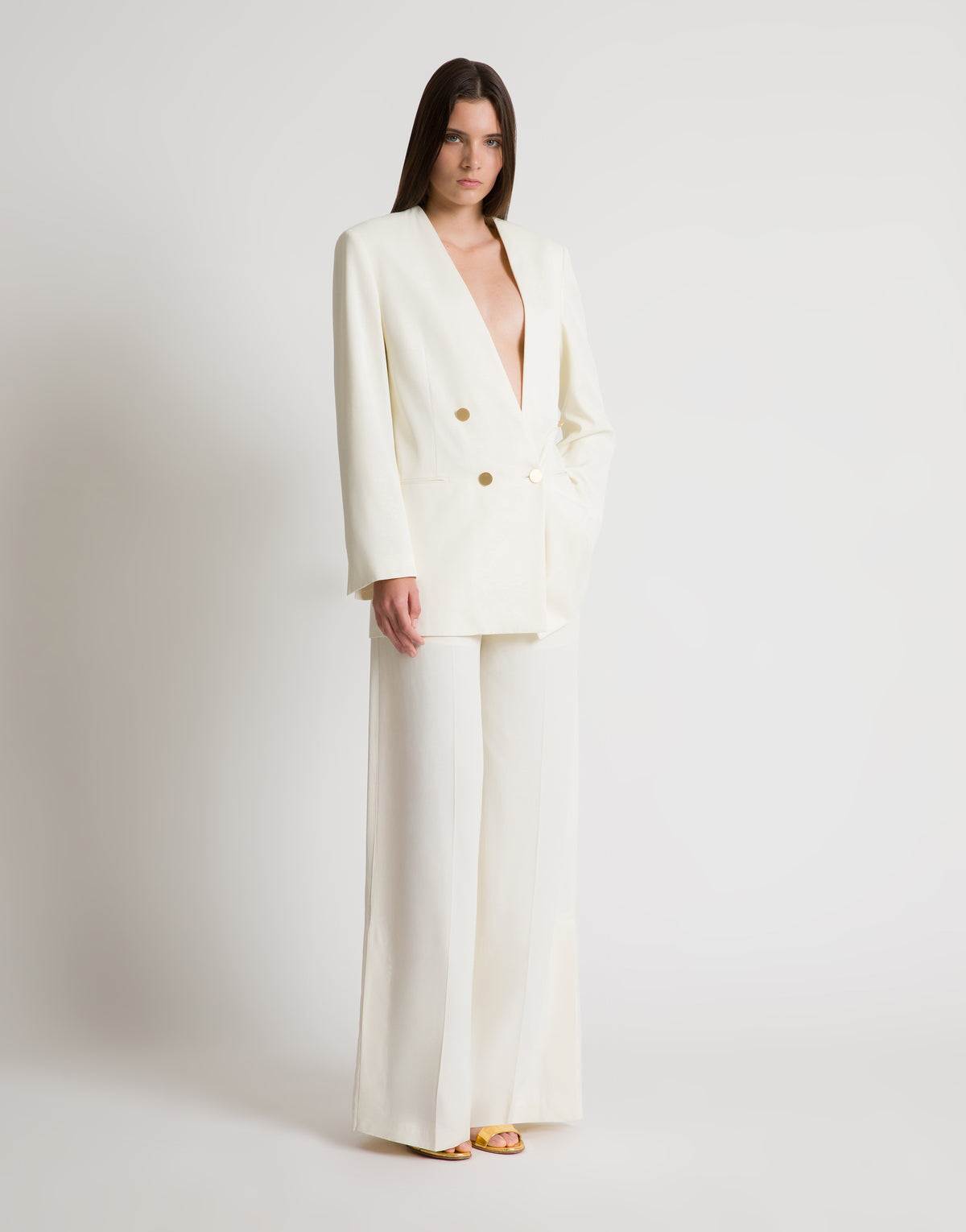 Pantalon ample - Ivory